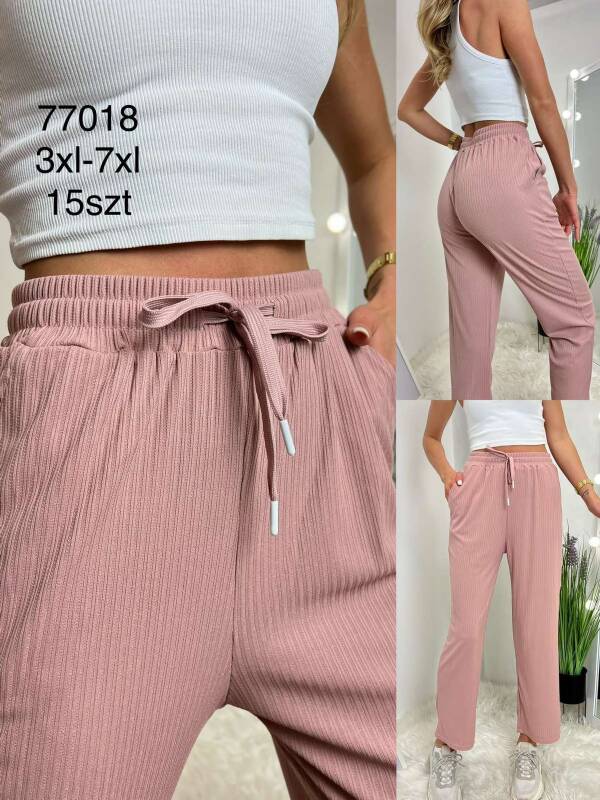 Spodnie damskie  Roz 3XL-7XL, Mix kolor Paczka 15 szt